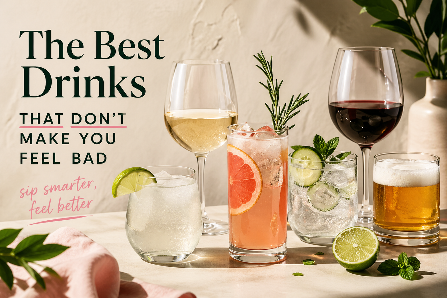 Best drinks for no hangover morning after