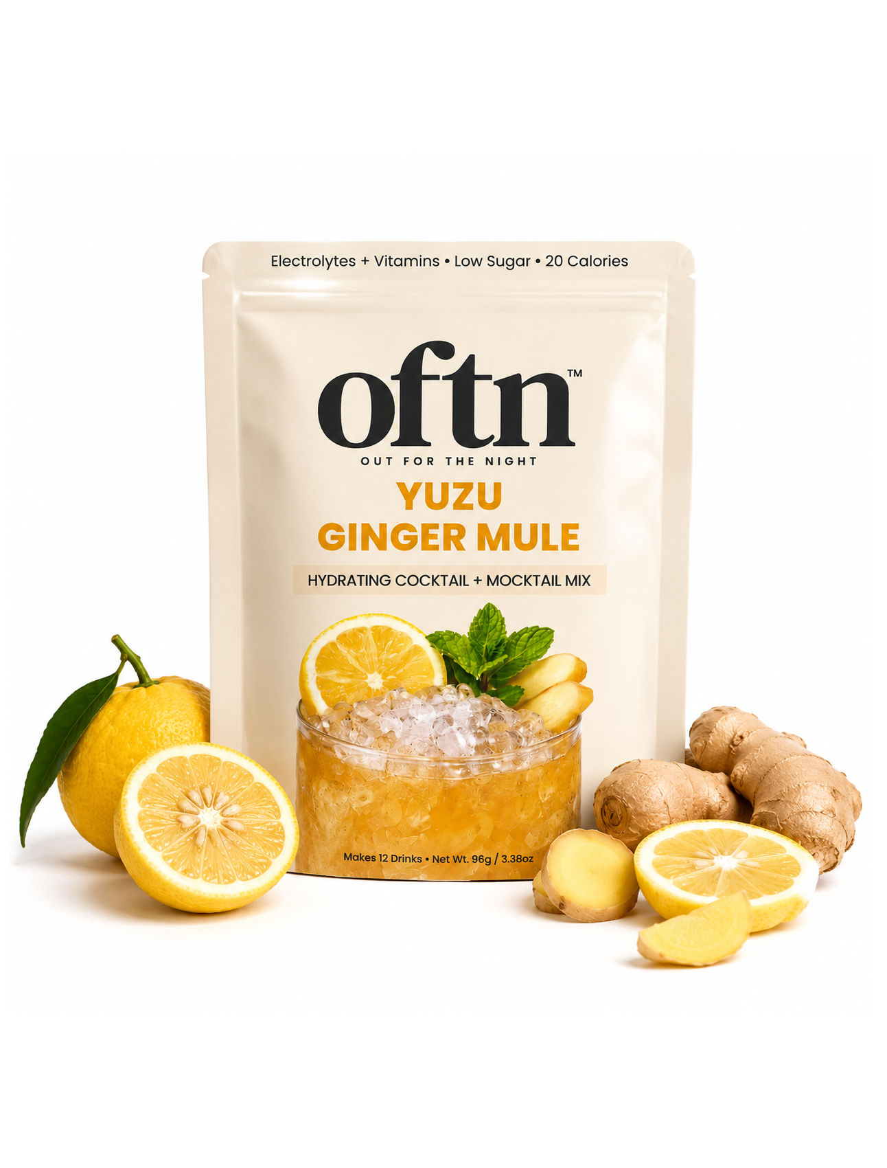 OFTN Yuzu Ginger Mule mocktail photo