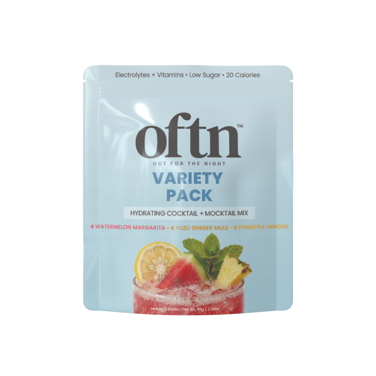 OFTN Variety Pack — Watermelon Margarita, Yuzu Ginger Mule, Pineapple Mimosa